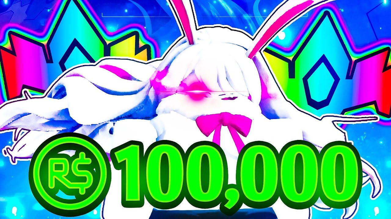 I Spent $100,000 ROBUX To Get 0.1% Bunny In Anime Rangers X! (Roblox ...