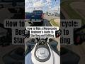 How to Ride a Motorcycle: Beginner's Guide to Starting and Shifting