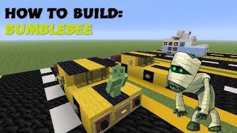 How to build Bumblebee in Camaro form in Minecraft!!