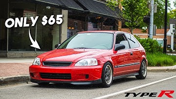Type-R Lip and Grill for My EK Hatchback! (Ebay Parts)