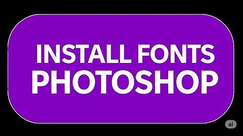 How To Download and Install Fonts In Photoshop   Photoshop Tutorial