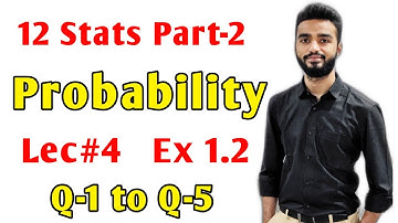 12 Stats Probability Ex 1.2