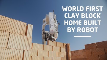 World First Clay Block Home Built by Robot | Hadrian X®