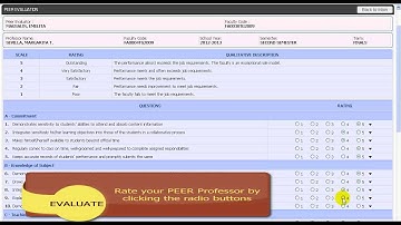 OFES PEER Evaluation Tutorial