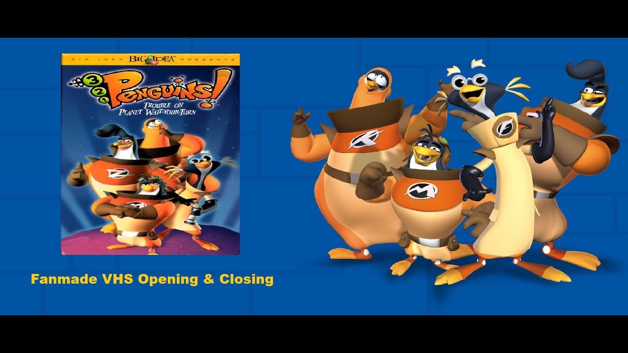 Opening & Closing To 321 Penguins: Trouble On Planet Wait Your Turn VHS