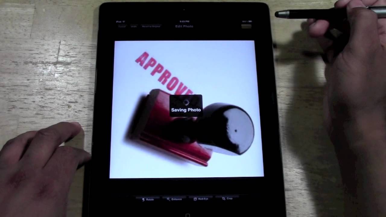 iPad How to Rotate a Picture (iOS 5 or Later) H2TechVideos YouTube