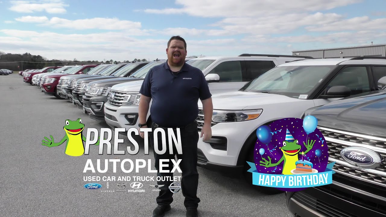 They say it's the Preston Frog's Birthday