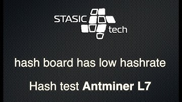 diagnostics Antminer L7 hash board tester Stasic.tech