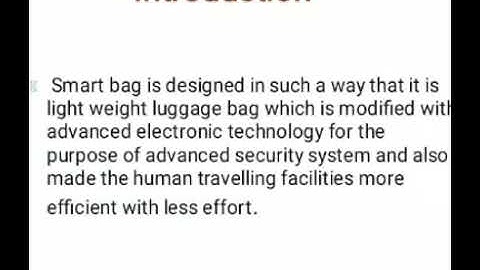 Smart Luggage System