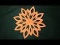 Paper Design Simple-How to make Easy paper cut Designs for decoration instruction step by step