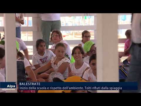 Inizio della scuola e rispetto dell’ambiente. Tolti rifiuti dalla spiaggia di Balestrate