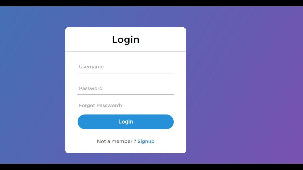 Login Page Design In Asp Net Using Css Bios Pics Designinte Com