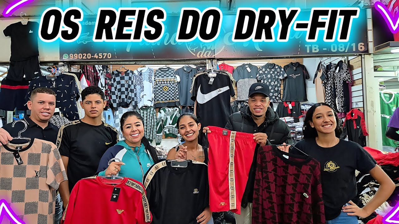 ATENCÃO SACOLEIROS! Maior Fabricante de Dryfit Coméia do BRÁS! Essa é a FONTE! ⭐️