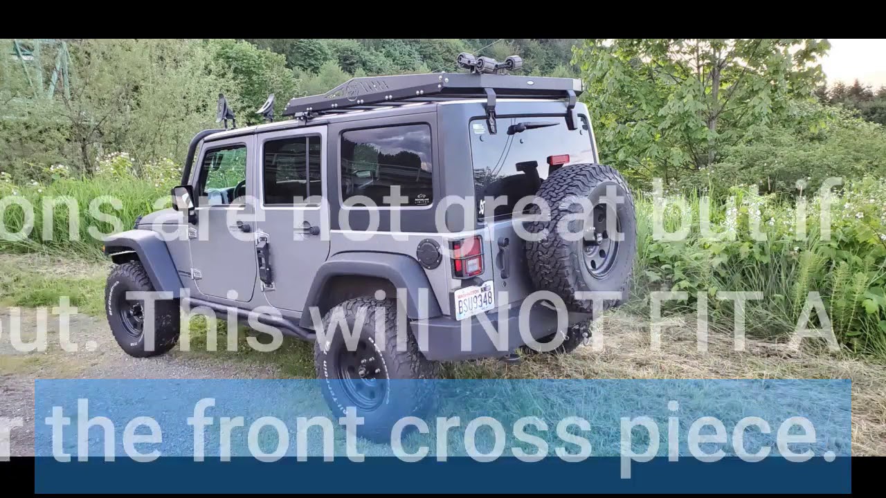 User Review: Hooke Road Hard Top Cargo Basket Roof Rack Luggage Carrier  Compatible with Jeep Wr...