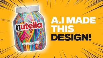 Nutella LOVE Artificial Intelligent Graphic Design!