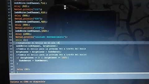 PWM con LED utilizando ESP32