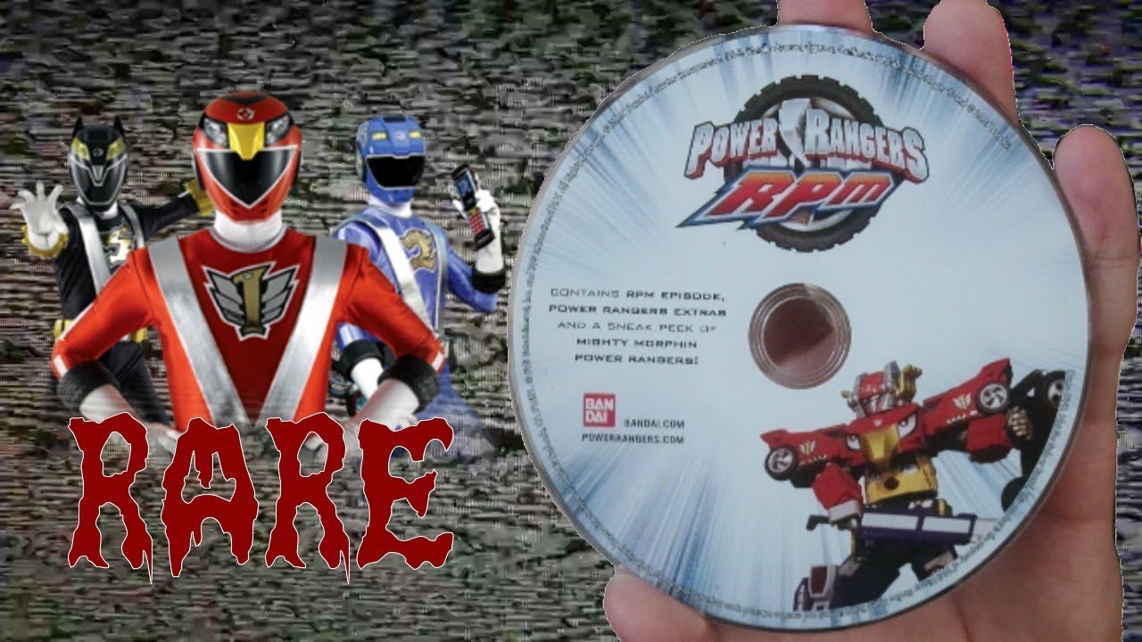 The RAREST Power Rangers DVD of ALL TIME! - YouTube