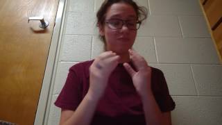 ASL 102 Becky Reevs Video Assignment #2