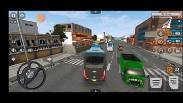 Scania Bus Driving with Passengers Bus Simulator Indonesia - Android Gameplay