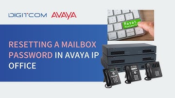 Resetting a mailbox password in Avaya IP Office