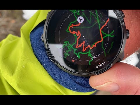Suunto 7 Maps Demonstration: Trails Map Style on a Hike - YouTube