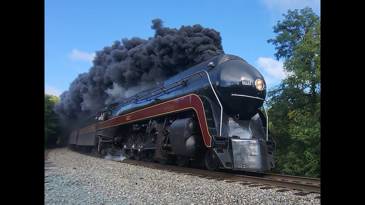 Chasing N&W 611 on the Buckingham Branch 2025