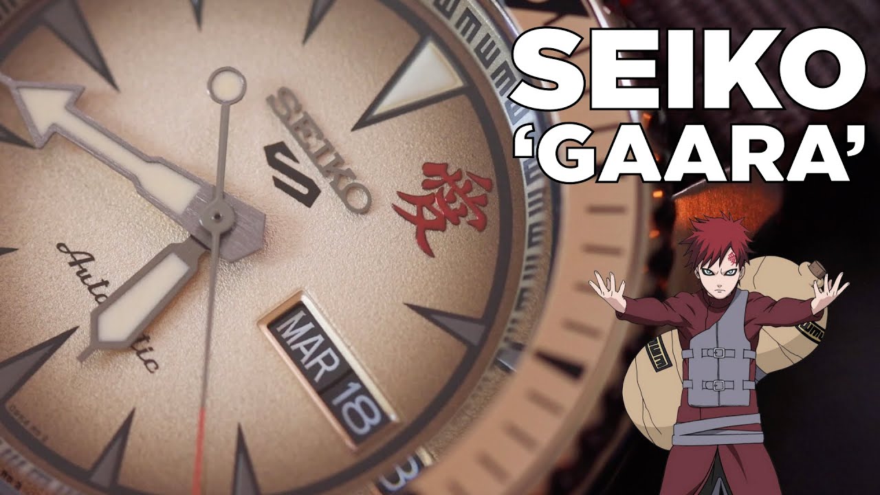 Unboxing the Seiko x Naruto 'GAARA' Limited Edition Watch! - YouTube