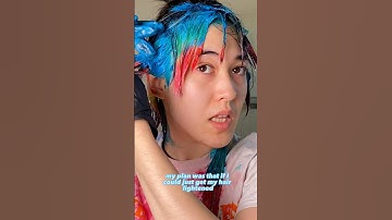 I tricked my parents into letting me dye my hair #hairdye #uberliss #storytime