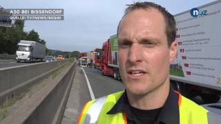 59-Jährige verletzt sich bei Unfall auf A30 bei Bissendorf schwer