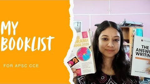 My booklist for APSC CCE. You can also watch the video fast forward.#apsc #apscaspirants 