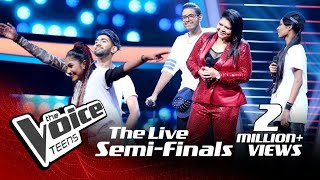 Team Ashanthi | Sanda Wathuren Nawa (සඳ වතුරෙන්) | The Live Semi Finals | The Voice Teens Sri Lanka