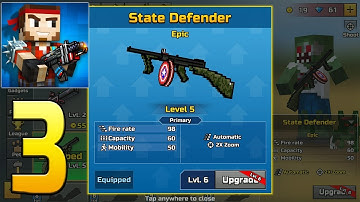 Pixel Gun 3D - Gameplay Walkthrough Part 3 - State Defender