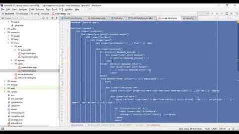 Laravel 5.6 Tutorial: Insert Update Delete Part 4