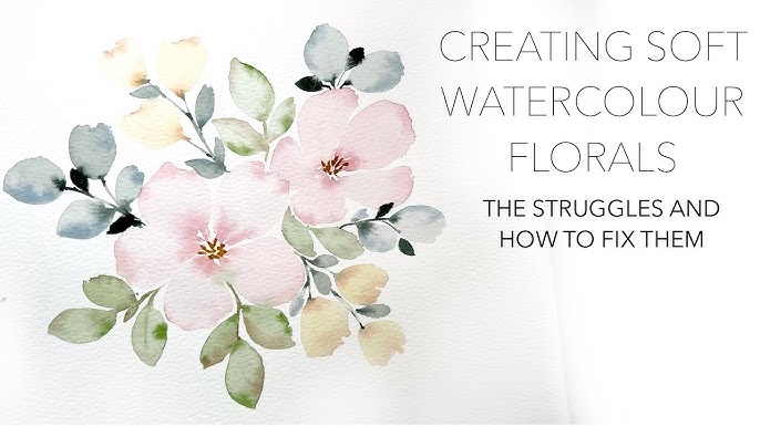 Legion Paper - Everyday Watercolor Flowers by Jenna Rainey Sneak Peek!