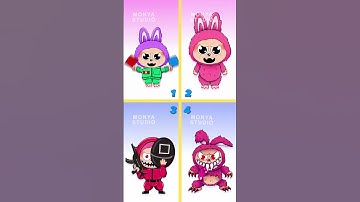 Sprunki Labubu Squid game 3 Phases #sprunki #labubu #squidgame #brainrot #incredibox #shorts