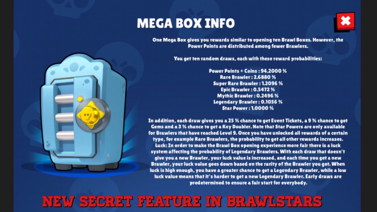 New Secret Brawl Stars Feature Brawl Box Stats Youtube - query brawl stars brawl box odds