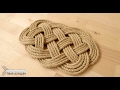 Ocean plait mat- rope hot pad