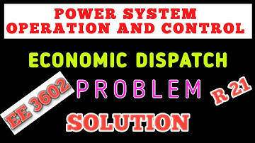 PSOC Economic dispatch problem with solution