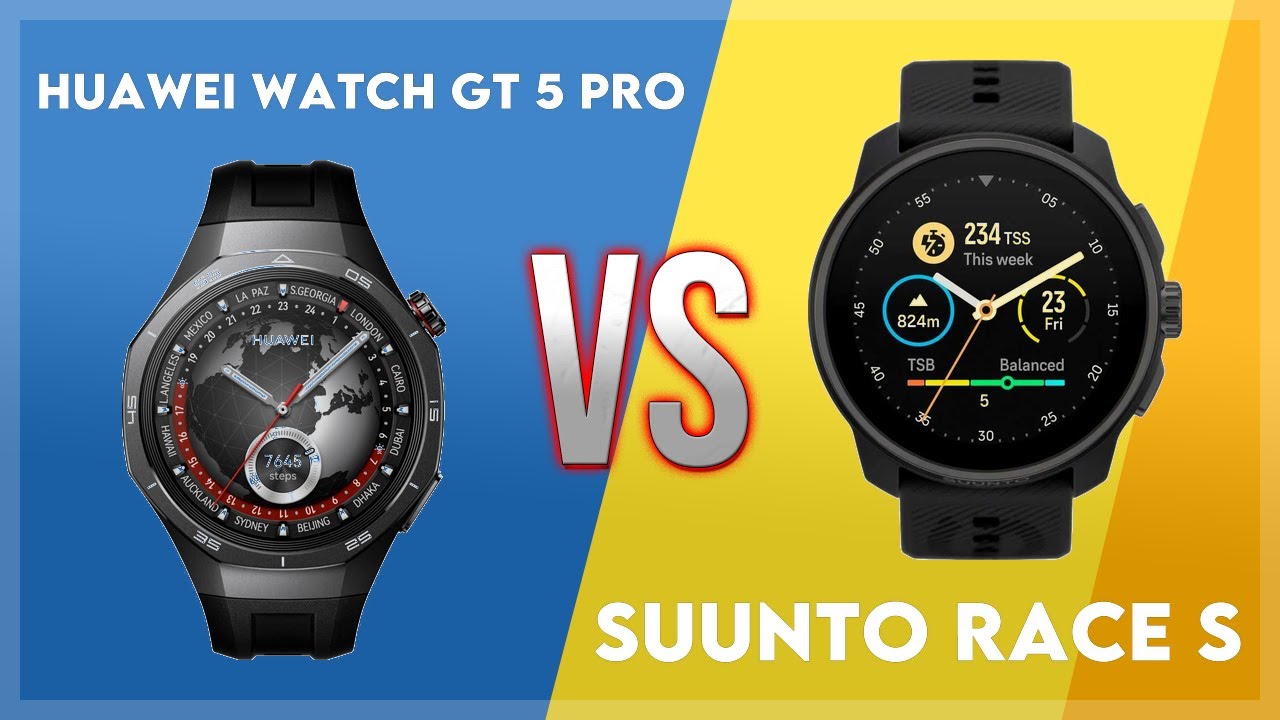 Huawei Watch GT 5 Pro vs Suunto Race S Comparison - YouTube
