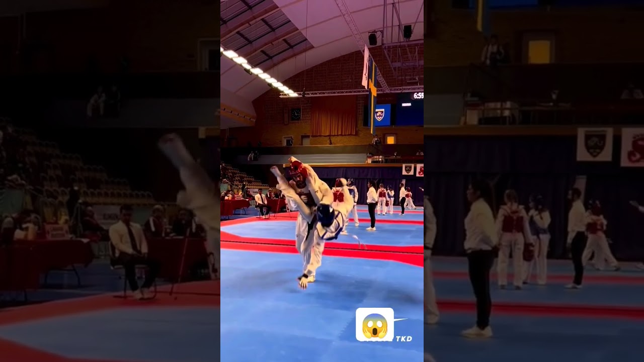 double face kick 😱