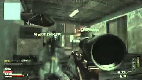 Cod MW3 Quick Scope Gameplay