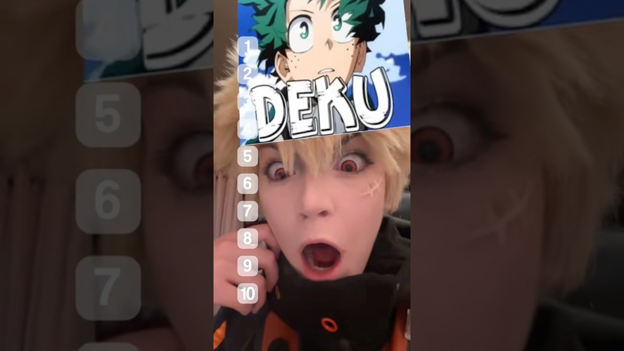Ignore the extra in the bg #cosplay #bakudeku #bnha #mha #myheroacademia #mhacosplay #bakugou #deku
