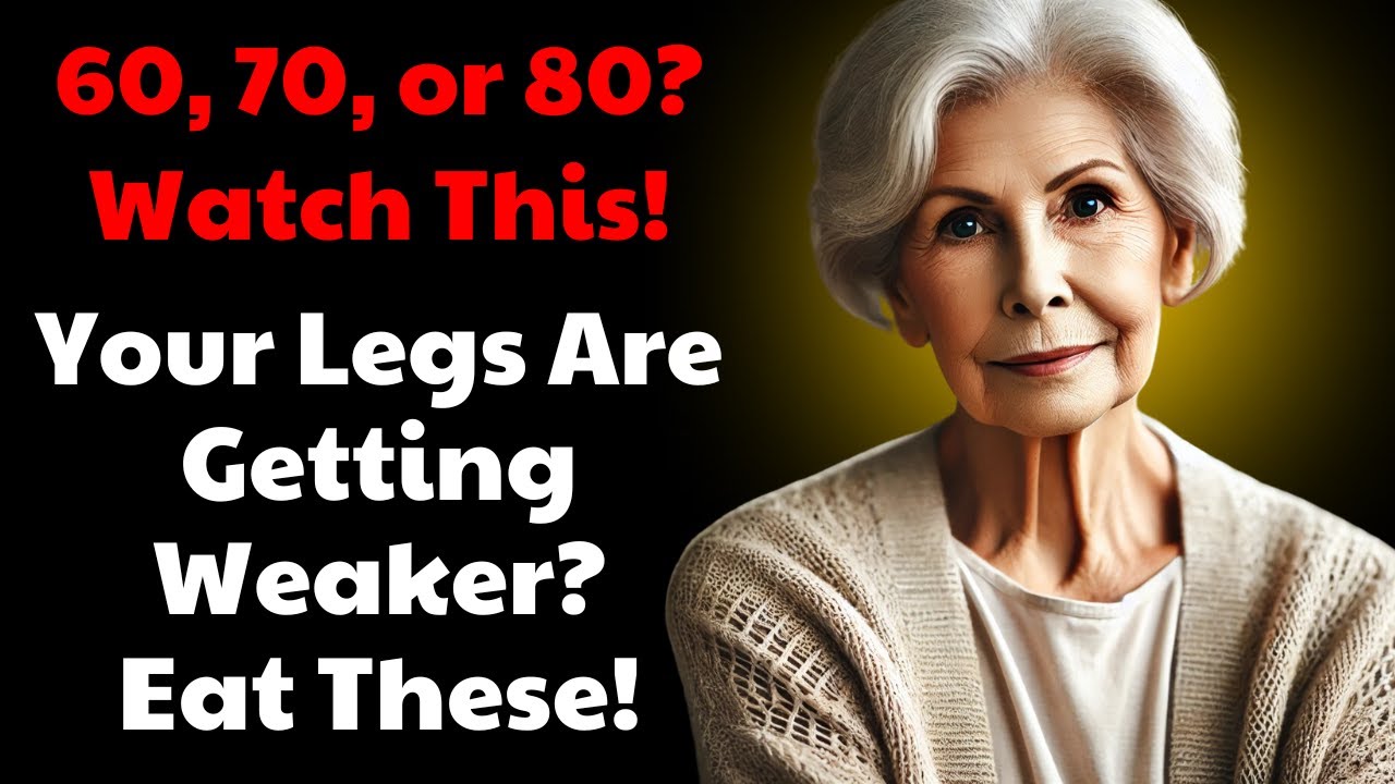 Your LEGS Weaken First! Eat These 5 FOODS to Keep Them Strong