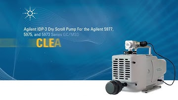 Agilent IDP 3 Dry scroll pump for 597x series GC MSD  Maintenance Video