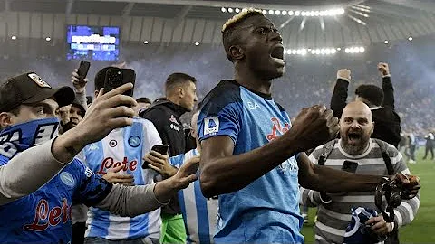 Victor Osimhen's Napoli become Serie A champions