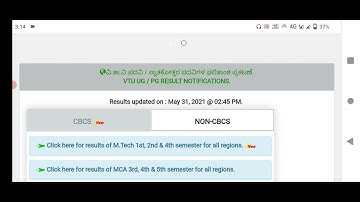 VTU UPDATE: 3&4 sem results out