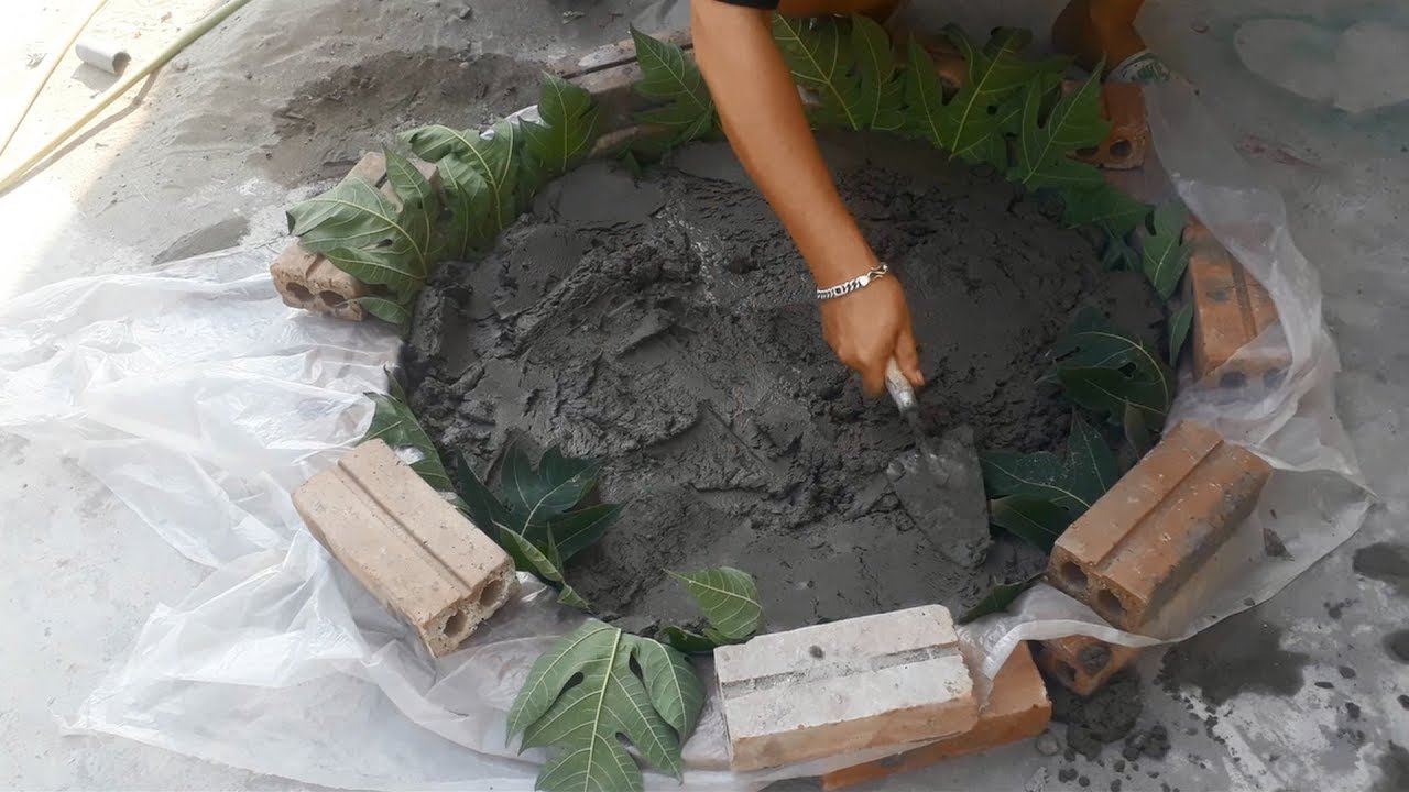 DIY - Creative Cement Ideas - How To Make a Concrete Coffee Table - BEAUTIFUL and EASY
