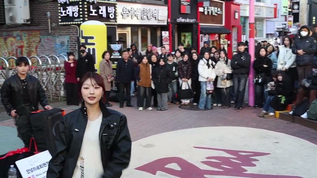 Kpop&JHKTV]Hello Hyunjin&Saehee hongdae kpopdanceSupernova#aespa#안녕하세 현진&세희 홍대케이팝댄스#슈퍼노바