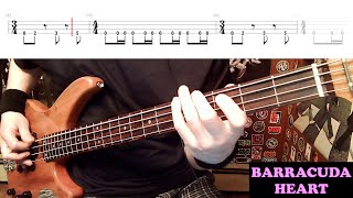 Barracuda by Heart - Bass Cover with Tabs Play-Along
