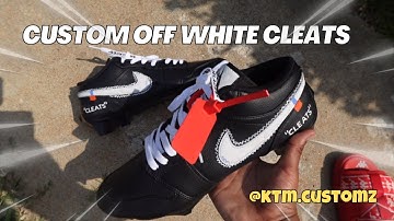 Customizing Off White Jordan 1 Football Cleats